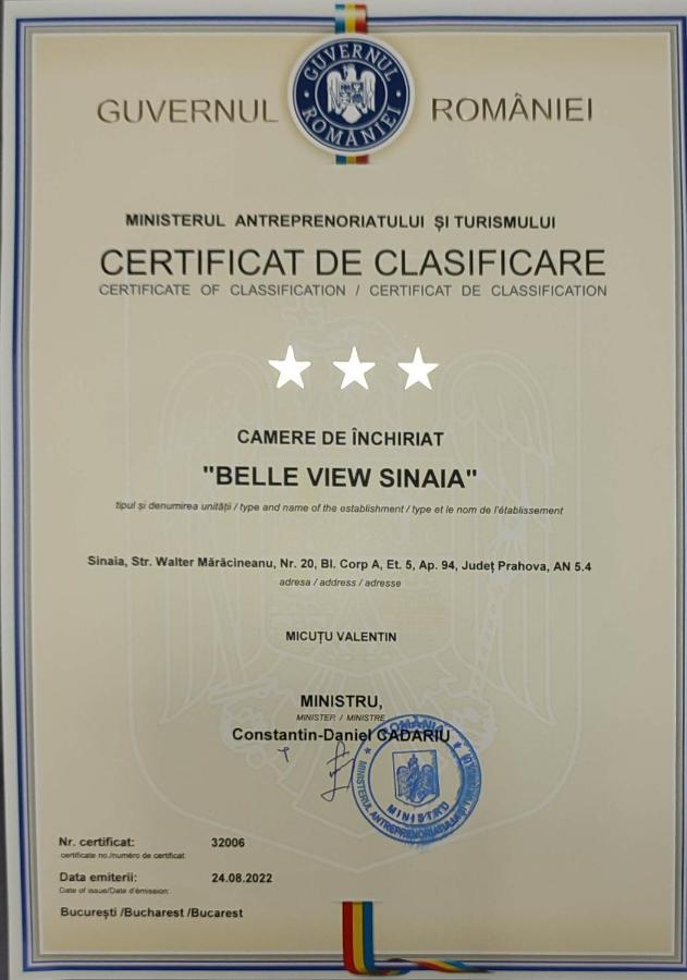Belle View Sinaia-Free Parking Διαμέρισμα Εξωτερικό φωτογραφία